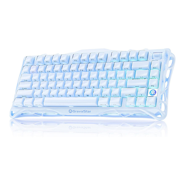 Bàn phím GravaStar Mercury K1 Ice Blue