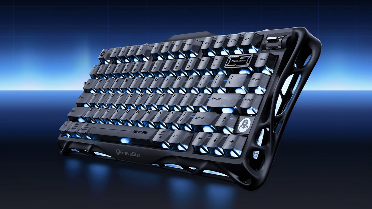 Bàn phím GravaStar Mercury K1 Stealth Black