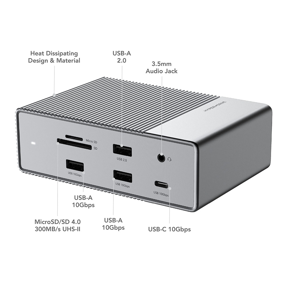 Hub USB-C HyperDrive GEN2 18 in 1