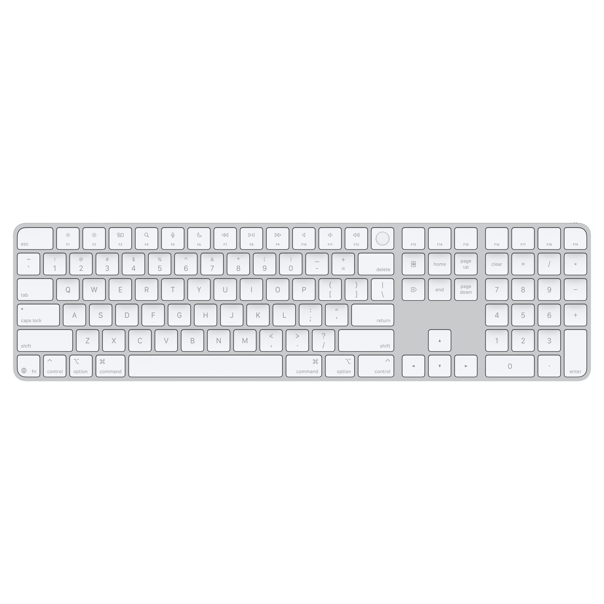 Apple Magic Keyboard with Touch ID and Numeric Keypad USB-C White