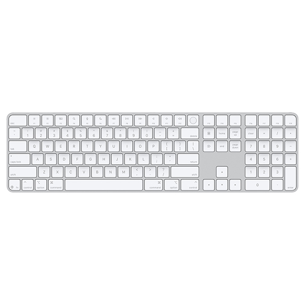 Apple Magic Keyboard with Touch ID and Numeric Keypad USB-C White