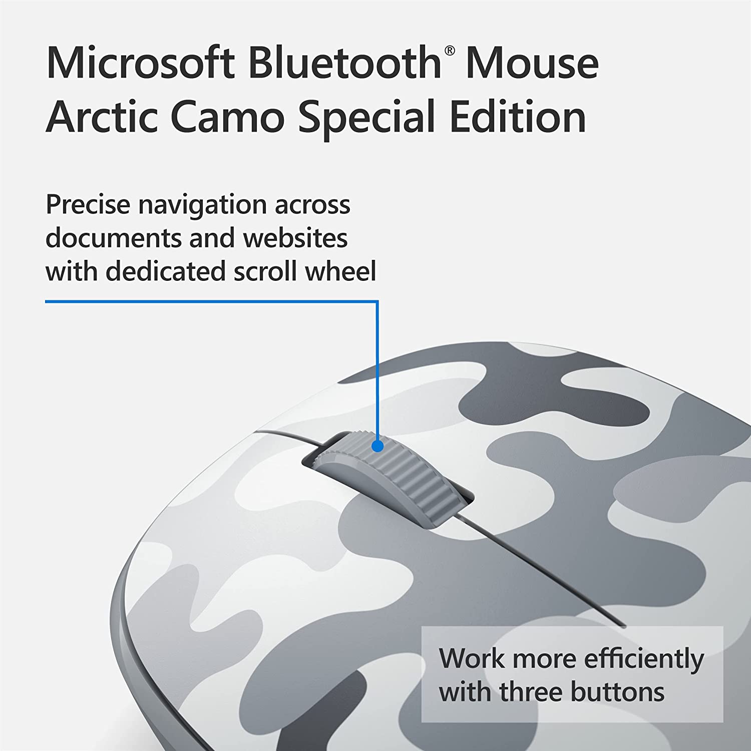 Chuột Microsoft Bluetooth Mouse Arctic Camo