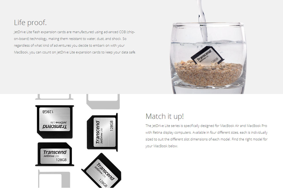 Transcend JetDrive Lite for Mac Transcend JetDrive Lite for Mac