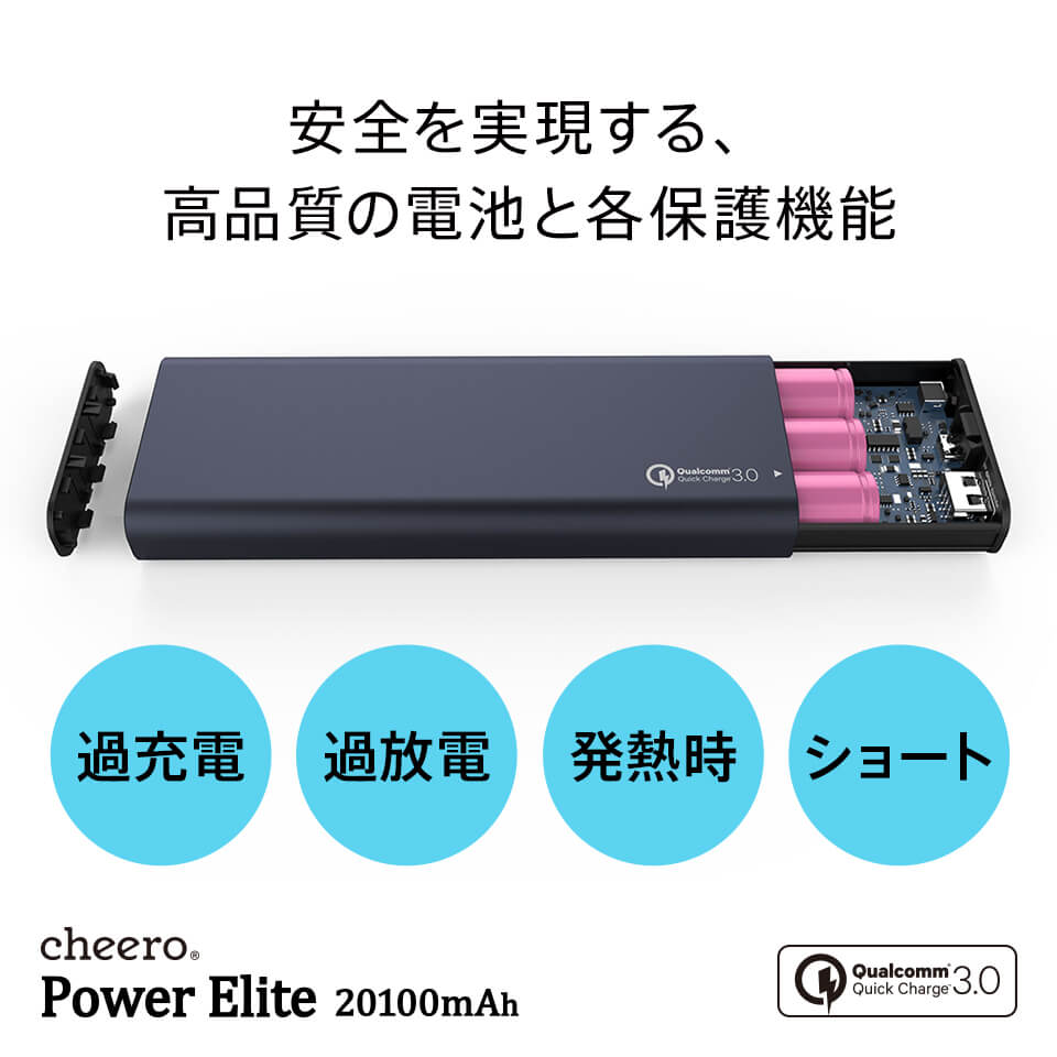 Pin sạc Cheero PowerElite 20100mAh