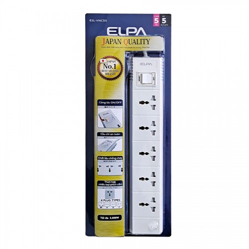 Ổ cắm điện ELPA ESL VNC55