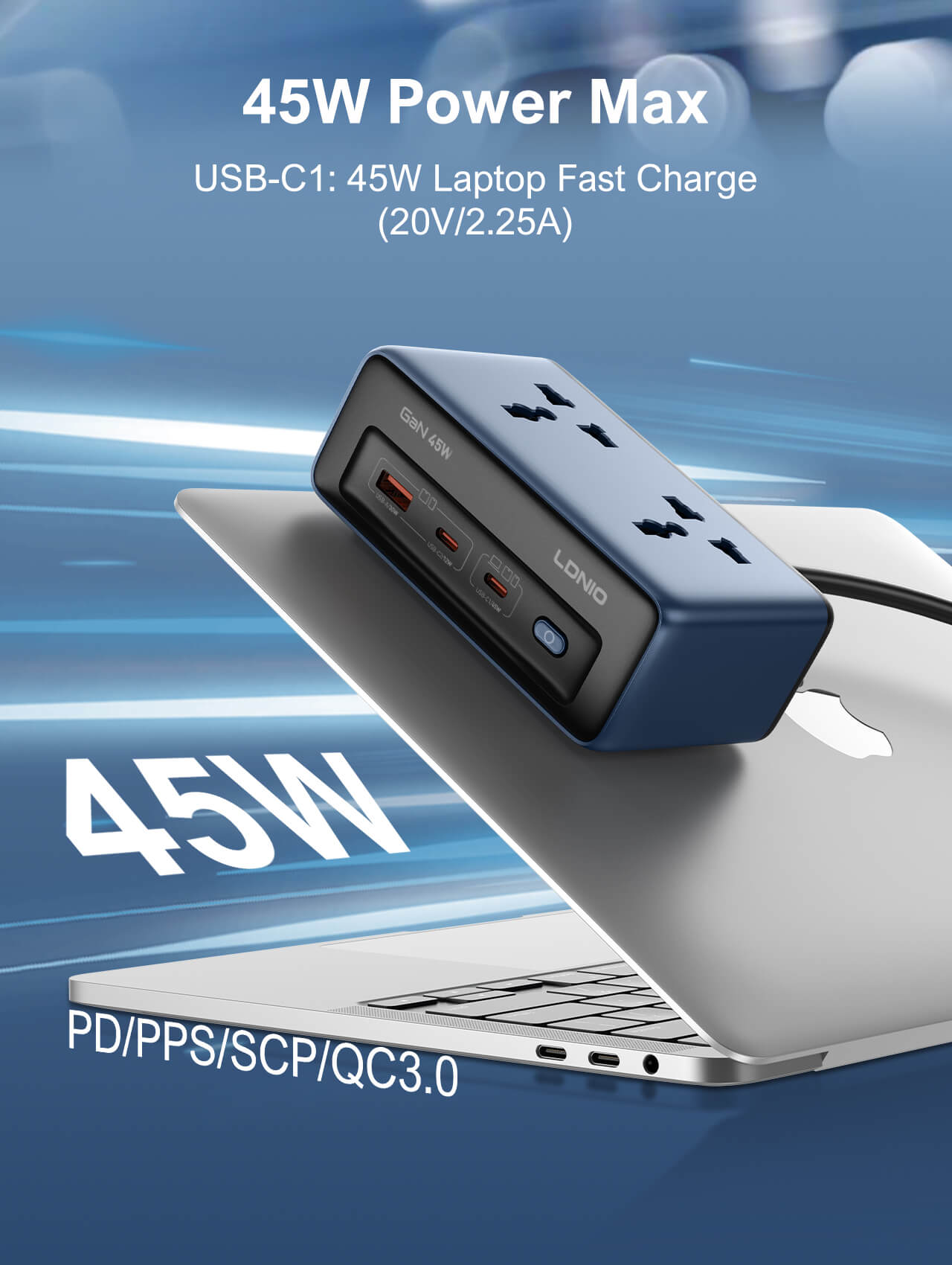 Ổ điện LDNIO SC1 45W