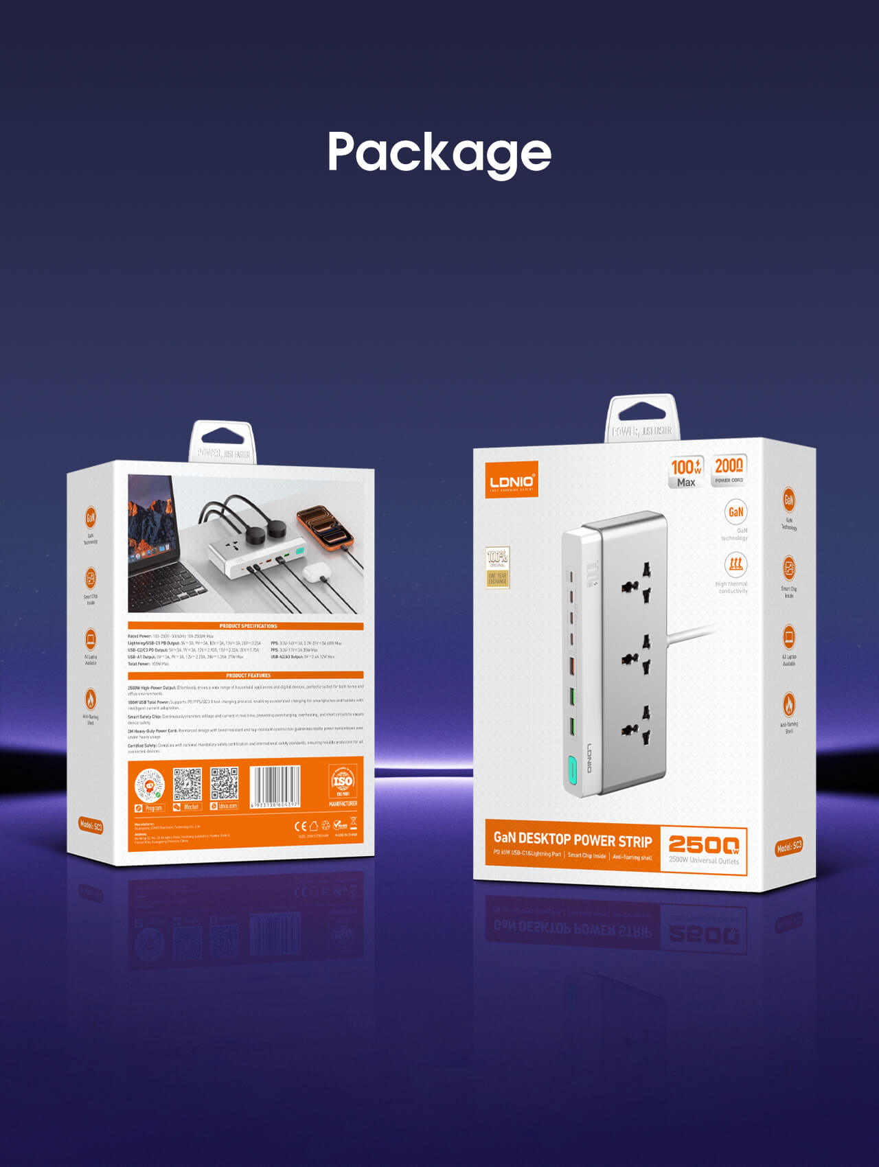 Ổ điện LDNIO SC3 100W Ổ điện LDNIO SC3 100W
