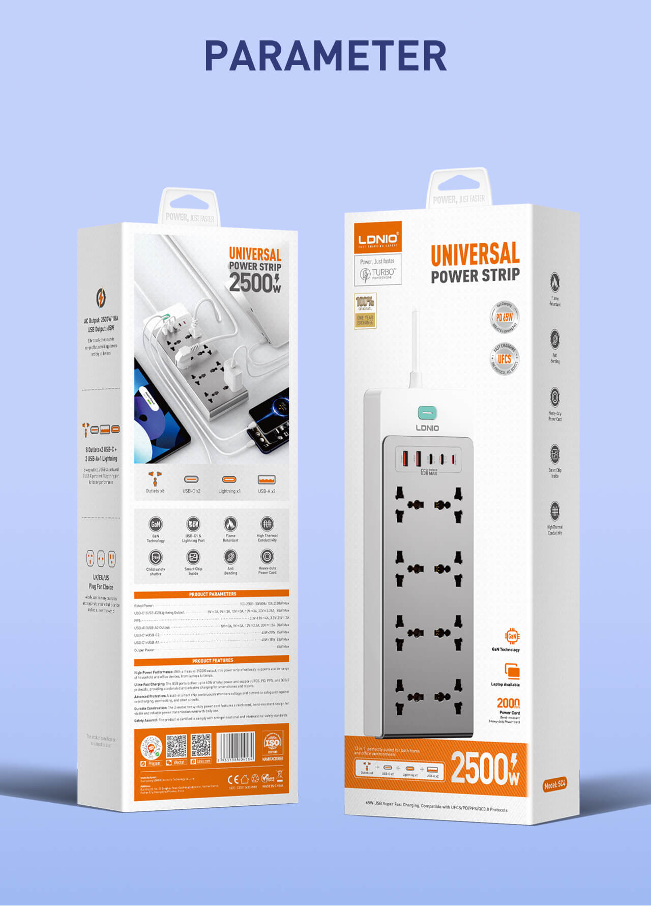 Ổ điện LDNIO SC4 65W