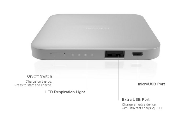 pin sạc MiPow Power Cube 4500mAh pin sạc MiPow Power Cube 4500mAh