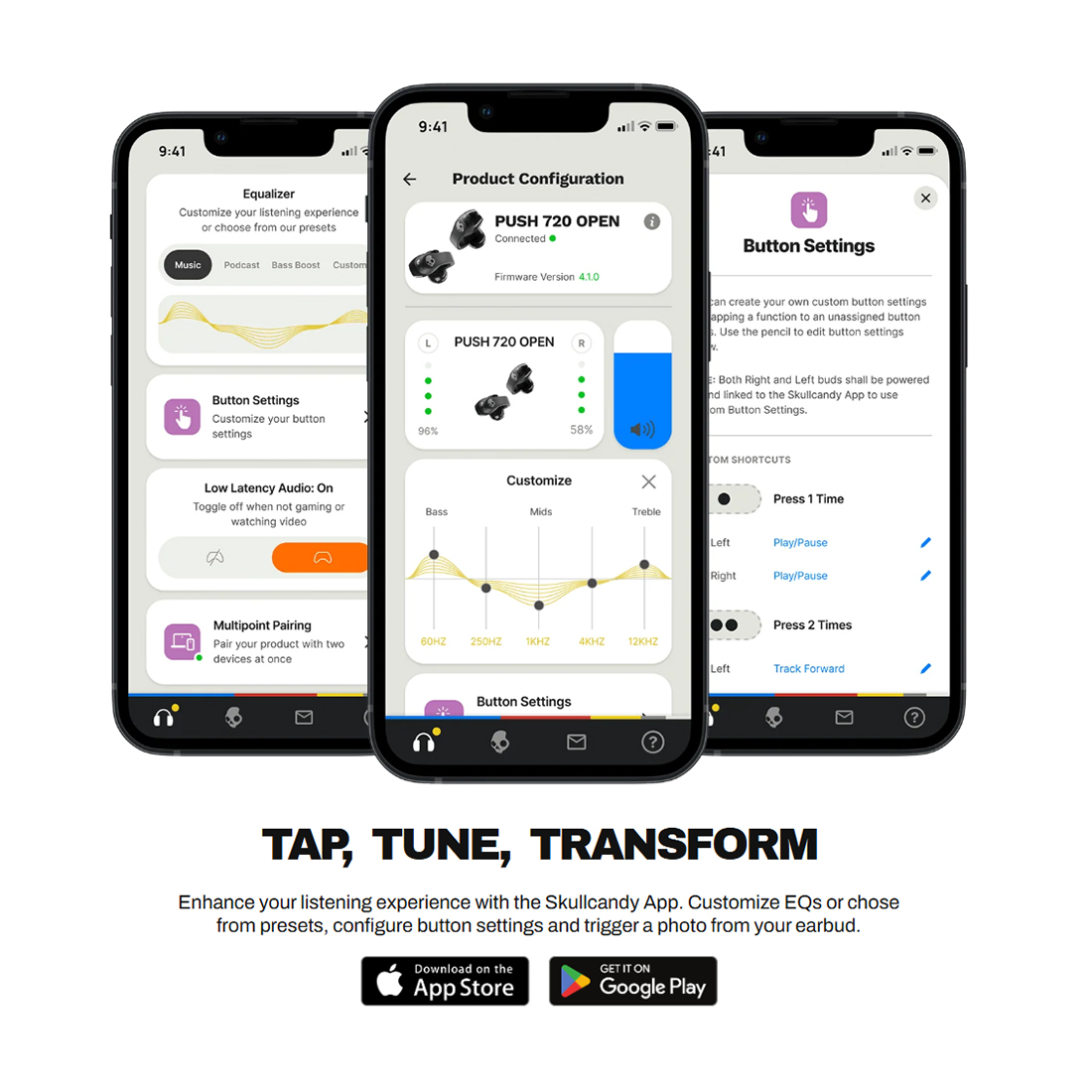 Tai nghe Skullcandy Push 720 Open