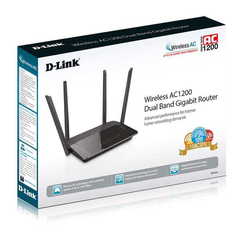 DLink AC1200 Wifi Router DIR-842