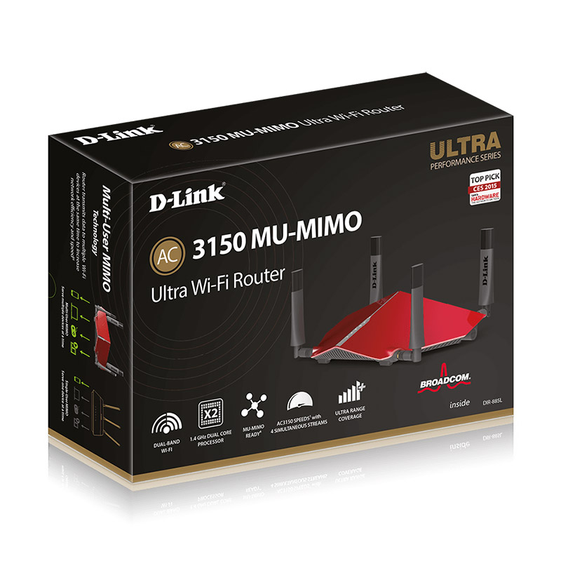 DLink AC3150 Wifi Router DIR-885L