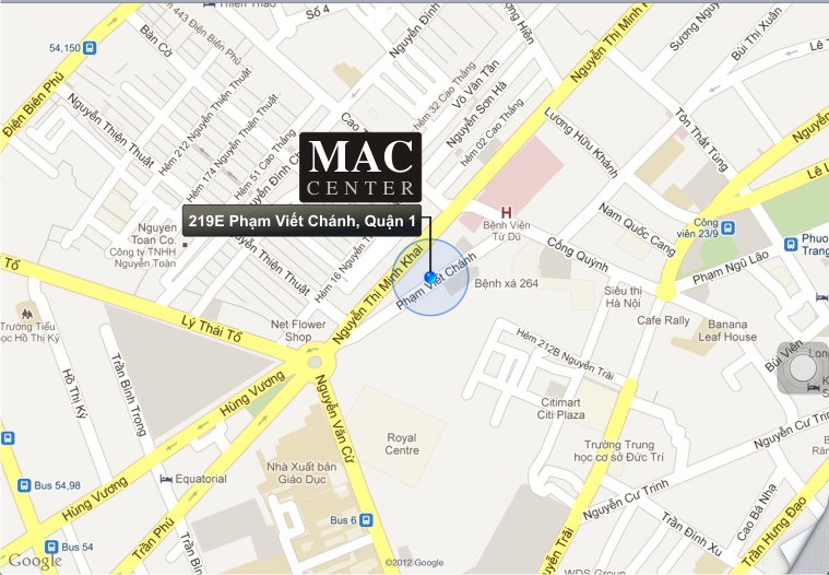 Mac Center 219E Phạm Viết Chánh, Phường NCT, Quận 1