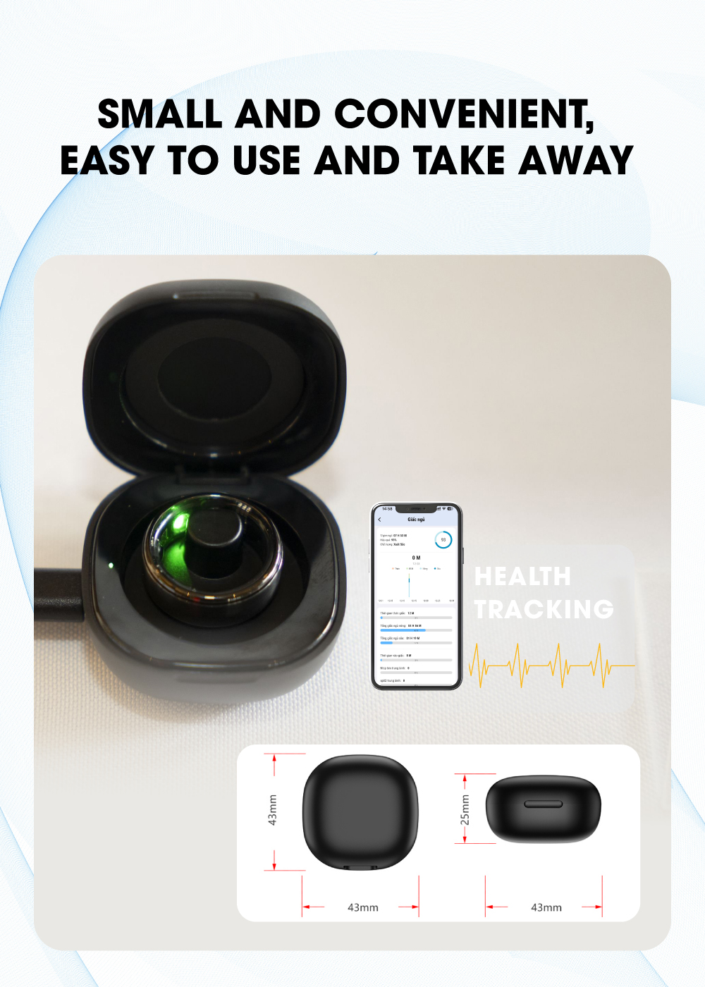 Nhẫn 9Fit Smart Ring