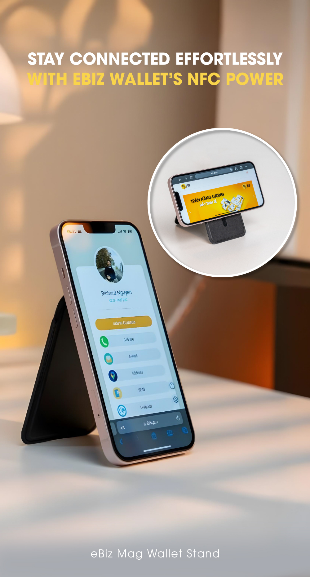 9Fit eBiz Mag Wallet Stand
