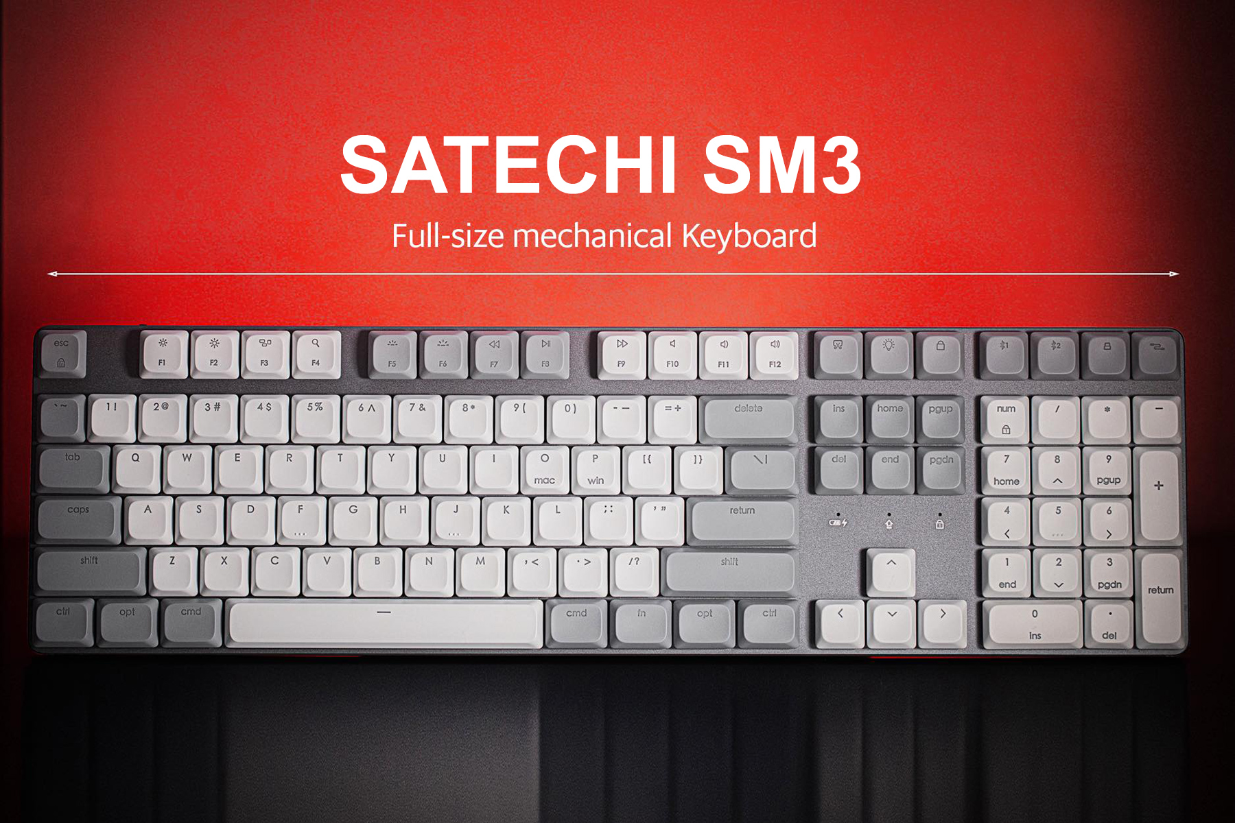Bàn phím cơ Satechi SM3 Mechanical Bluetooth Keyboard