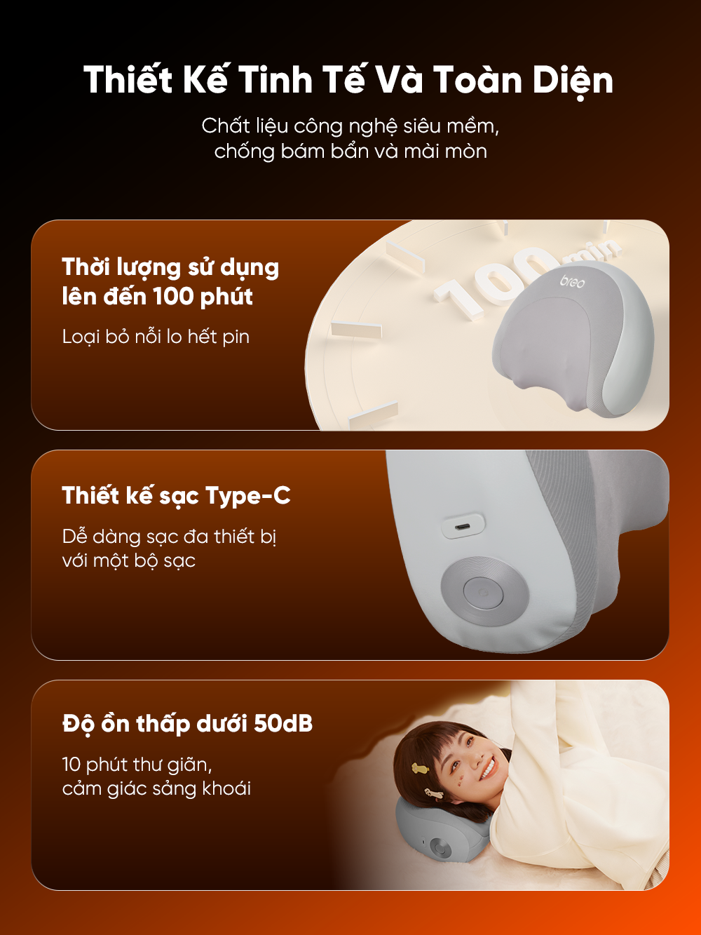 Máy massage cổ vai gáy Breo P2