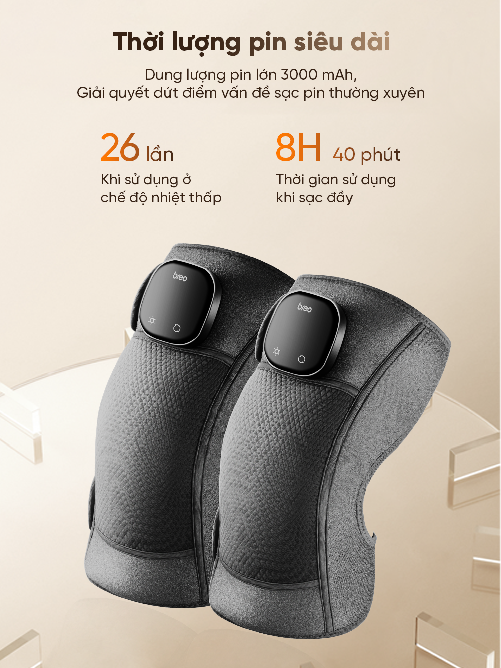 Máy massage đầu gối Breo X2 Máy massage đầu gối Breo X2