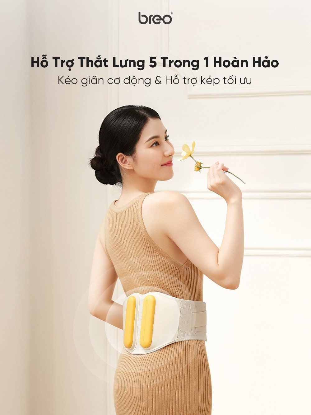 Máy massage lưng bụng Breo Y2 Máy massage lưng bụng Breo Y2