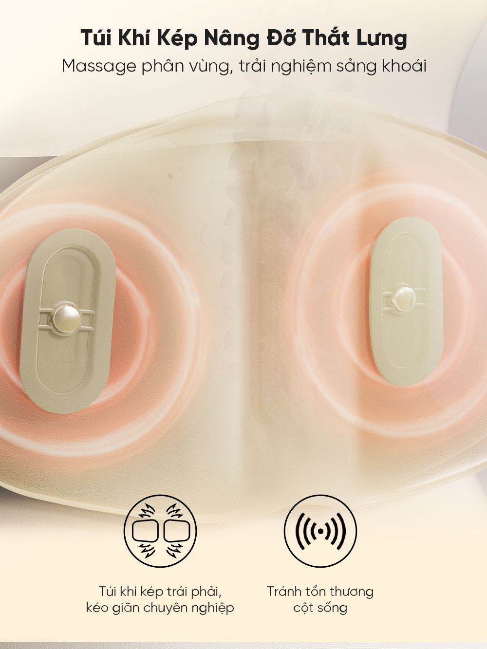 Máy massage lưng bụng Breo Y2 Máy massage lưng bụng Breo Y2