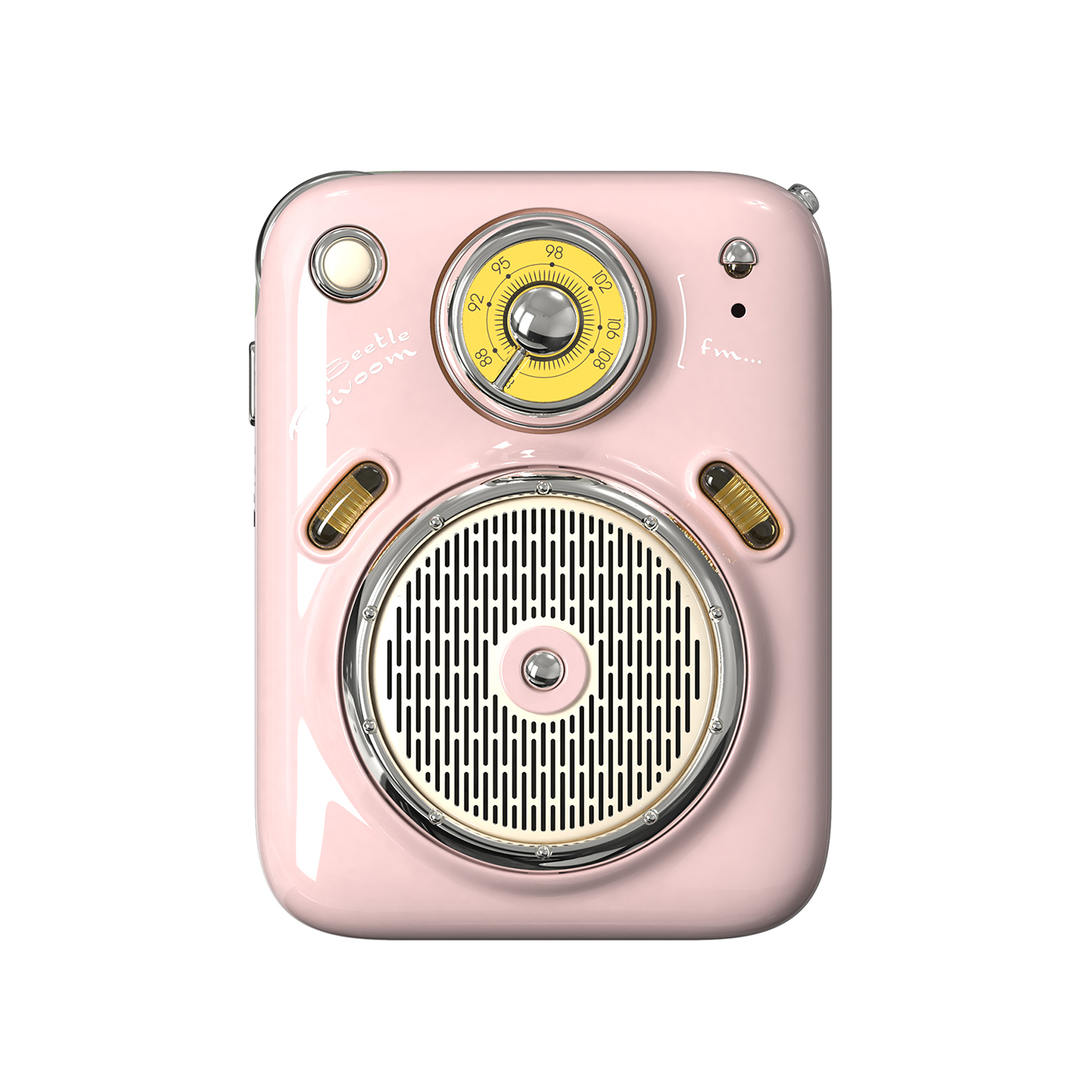 Loa Divoom Beetles FM2 Hồng Pink