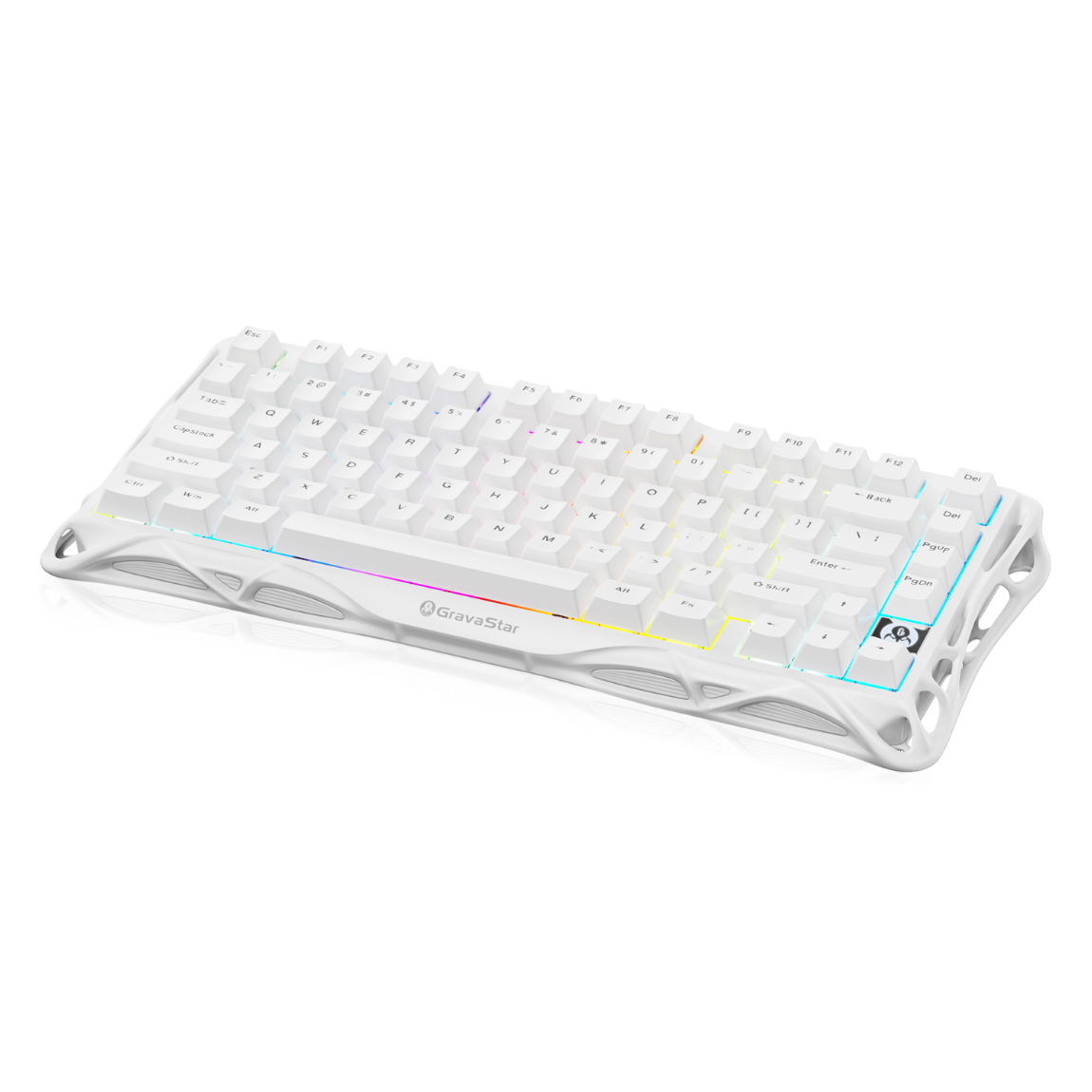 Bàn phím GravaStar Mercury K1 Lite Snow White