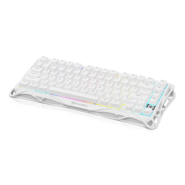 Bàn phím GravaStar Mercury K1 Lite Snow White