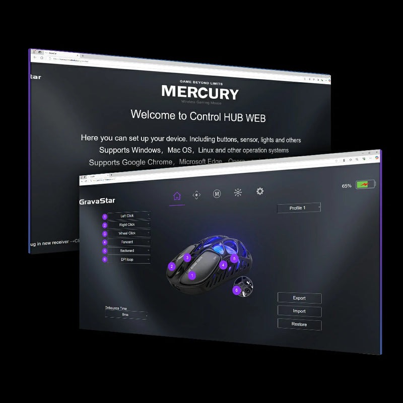 Chuột GravaStar Mercury X
