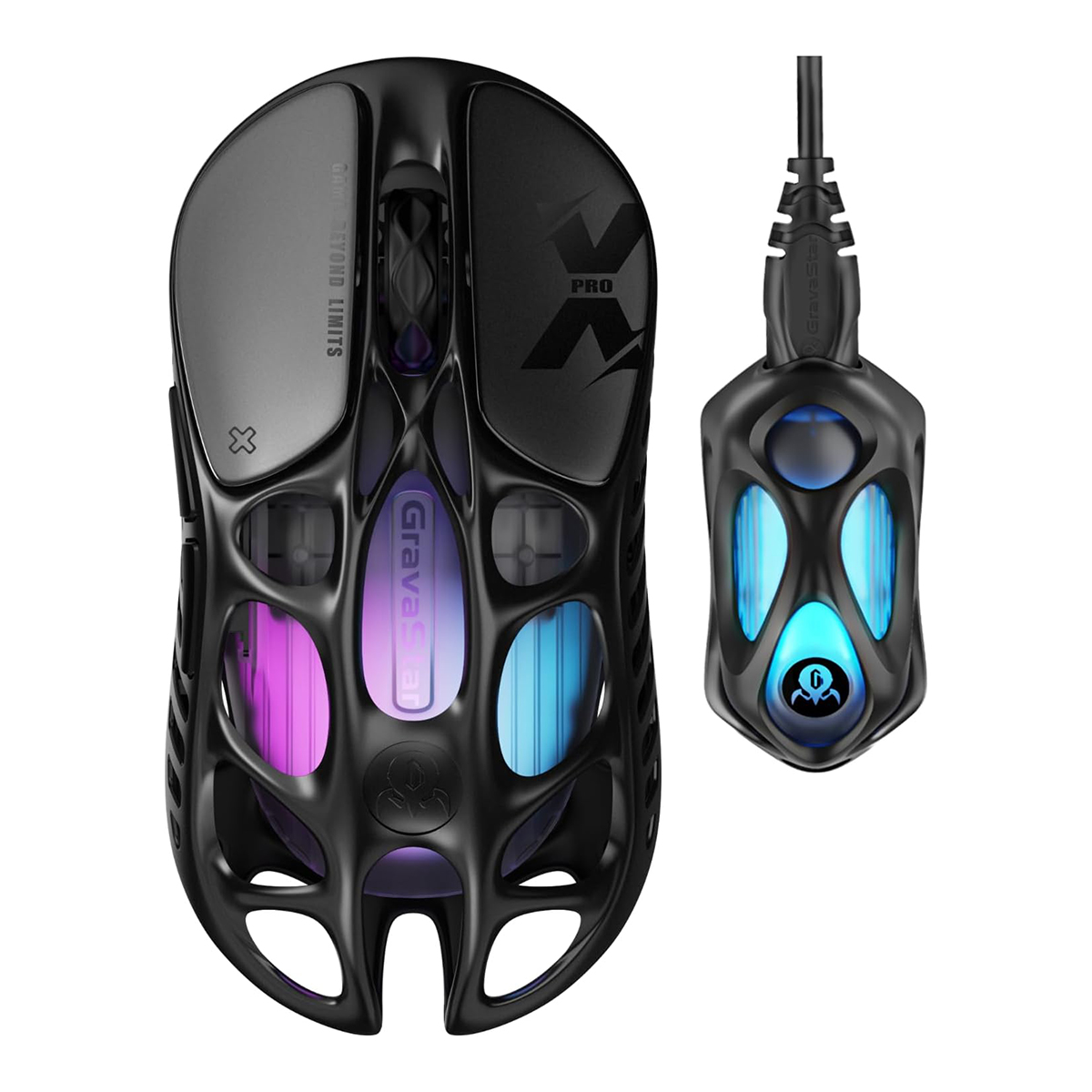Chuột GravaStar Mercury X Pro Galaxy Black