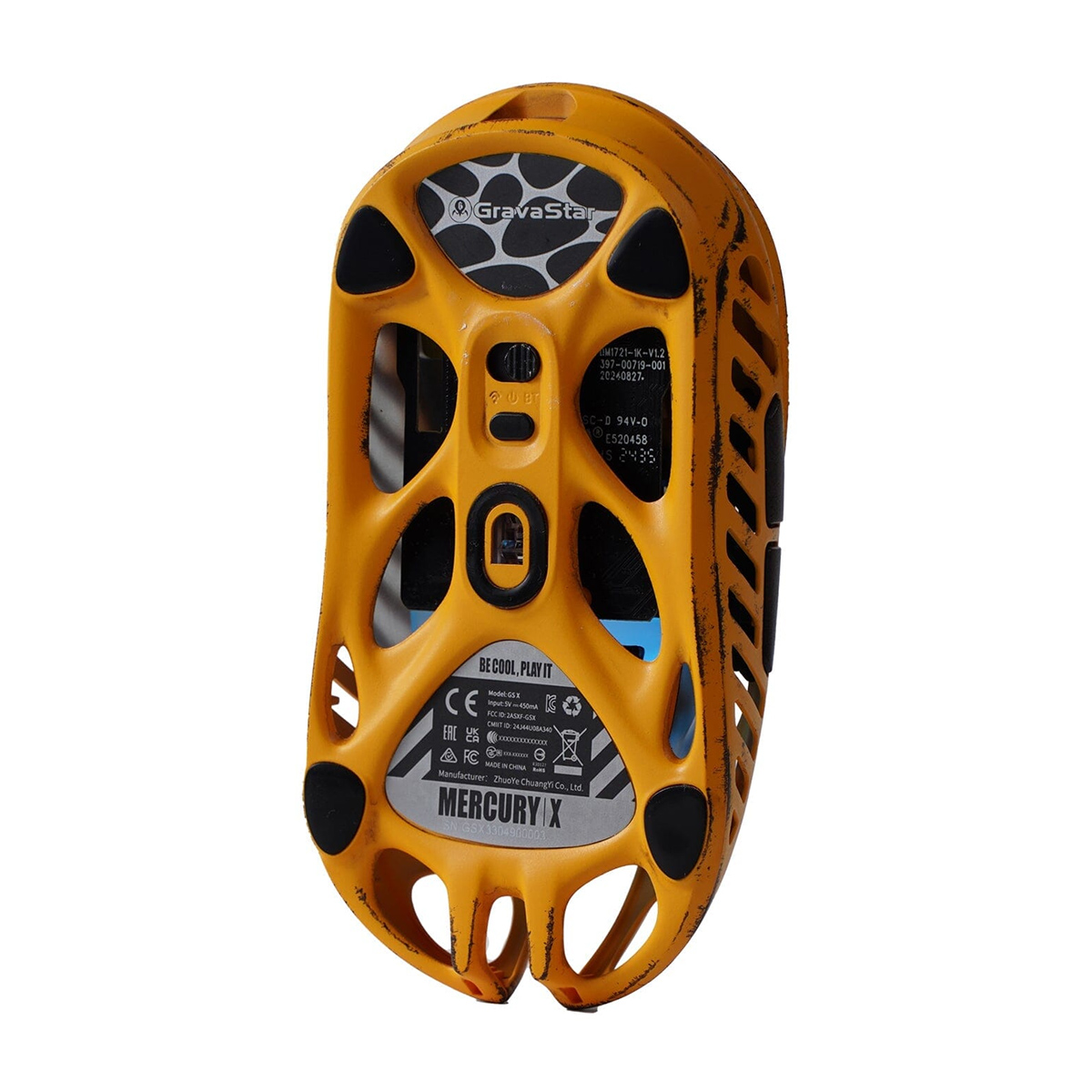 Chuột GravaStar Mercury X Pro Battle Worn Yellow