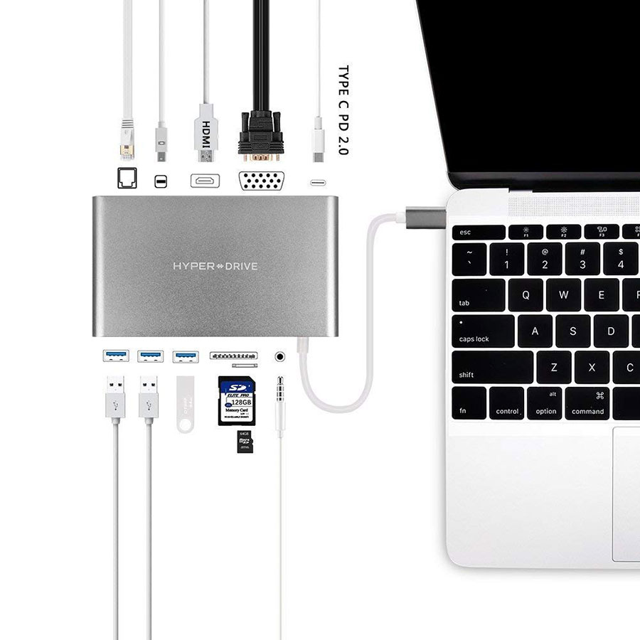 Hub USB-C Hyper Drive Ultimate 11 ports