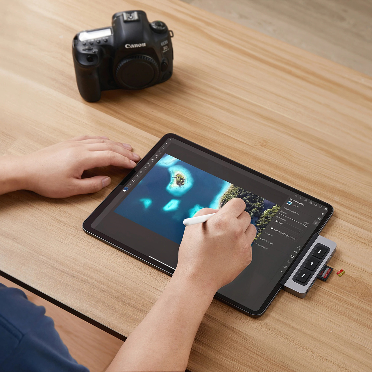 HyperDrive Media Hub 6 trong 1 dành cho iPad Pro