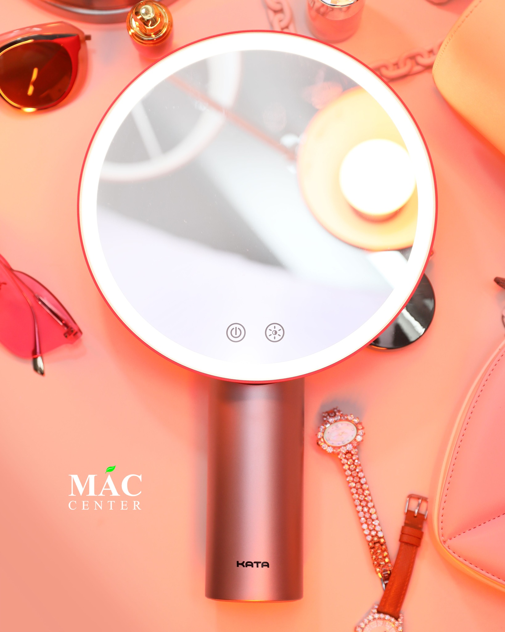 Gương LED Kata Miro O2 Red Cherry Gương LED Kata Miro O2 Red Cherry