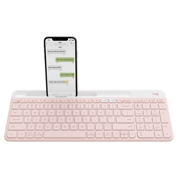 Bàn phím Logitech K580 Slim (Pink) Bàn phím Logitech K580 Slim (Pink)