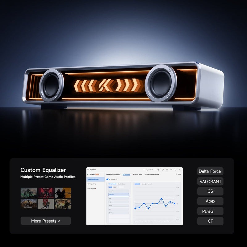 Loa Mchose K20 Pro Gaming Soundbar