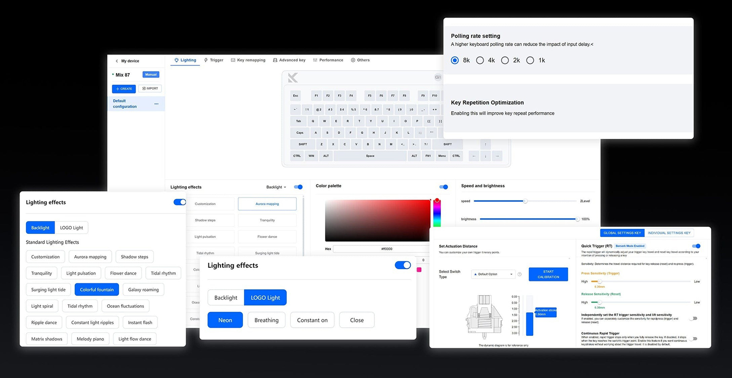 Bàn phím cơ MCHOSE Mix 87