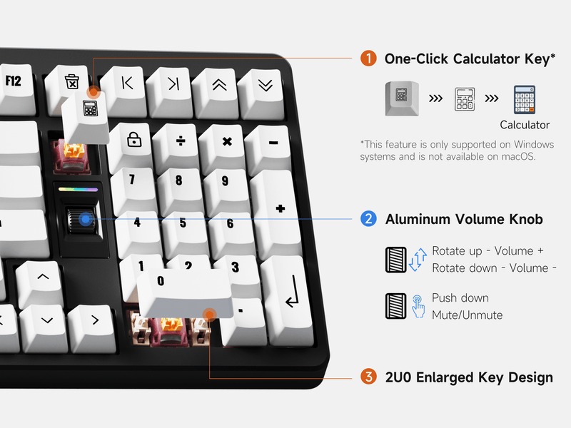 Bàn phím cơ MCHOSE UT98