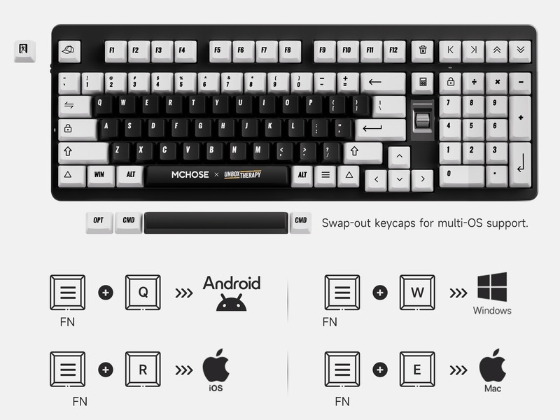 Bàn phím cơ MCHOSE UT98