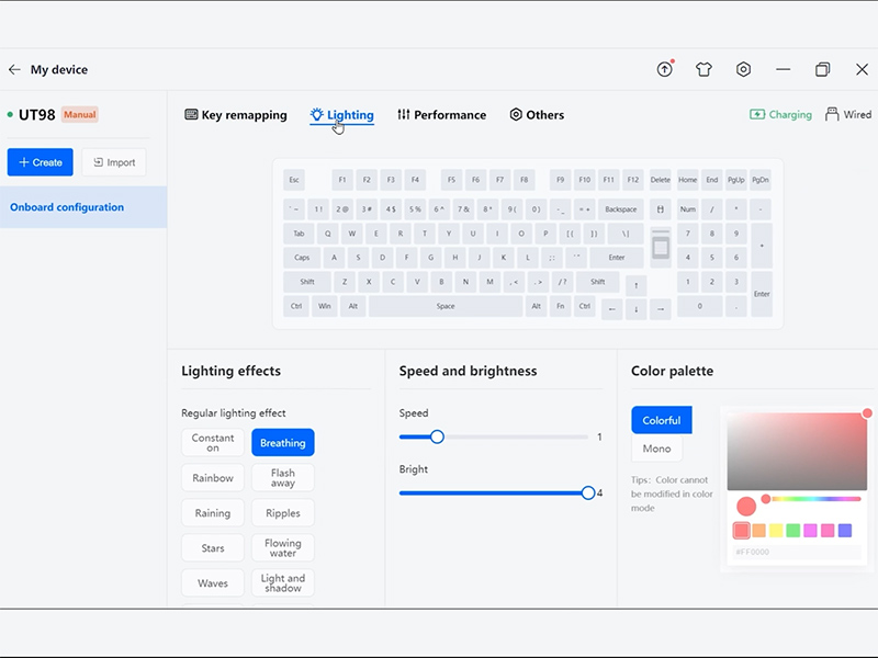 Bàn phím cơ MCHOSE UT98