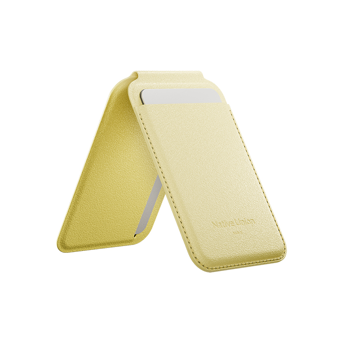 Native Union Active Wallet Stand Lemon