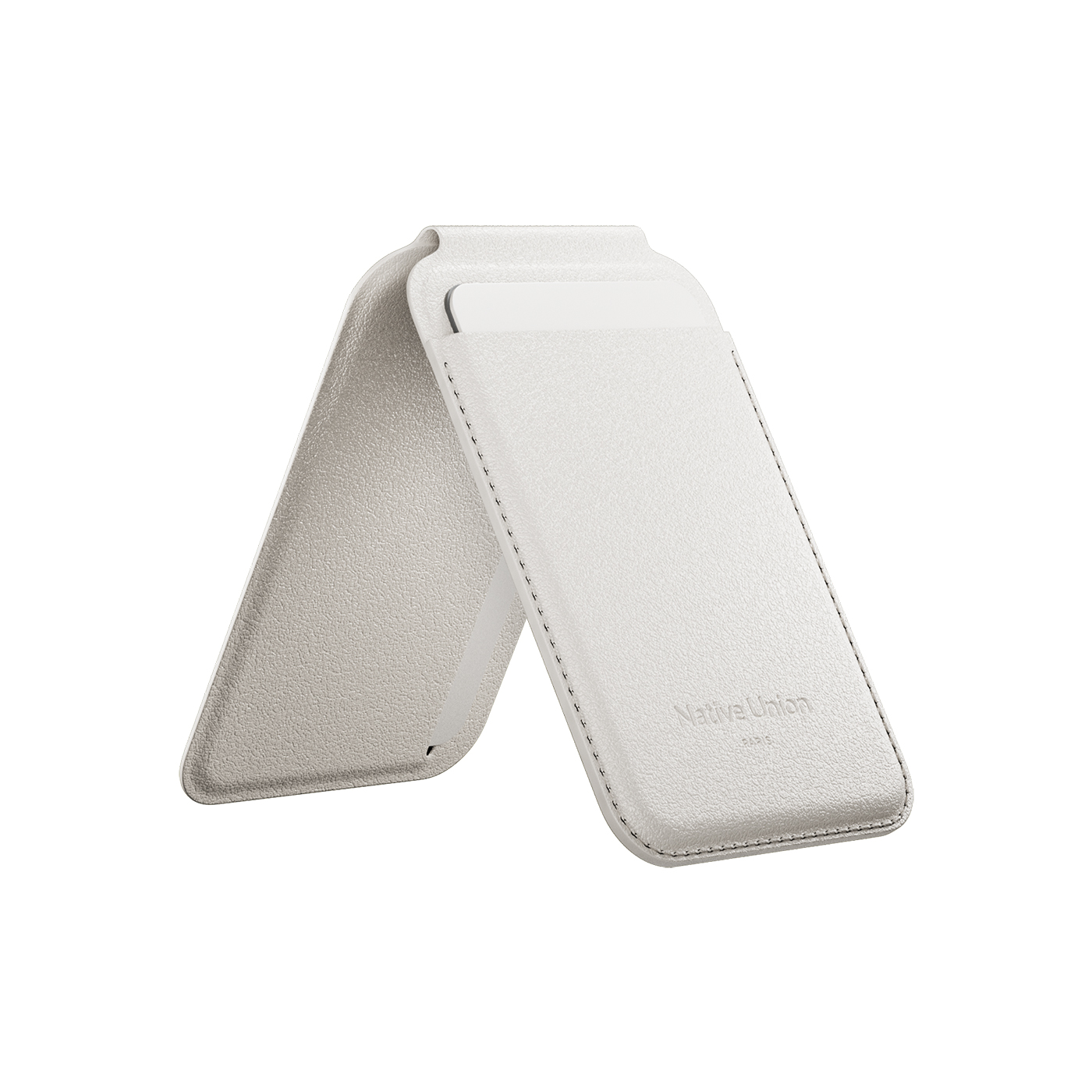 Ví da Native Union Active Wallet Stand Sandstone