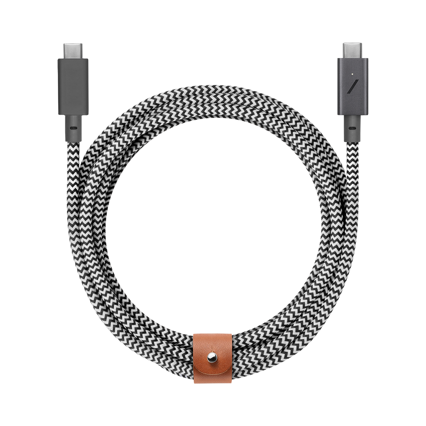 Cáp sạc Native Union Belt Cable USB-C to USB-C 240W Zebra