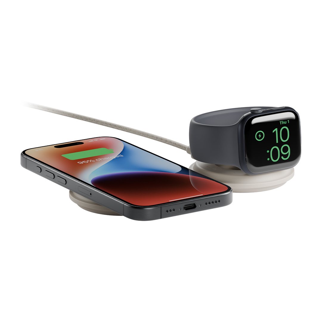Native Union Voyage 2-in-1 Magnetic Wireless Charger Sandstone
