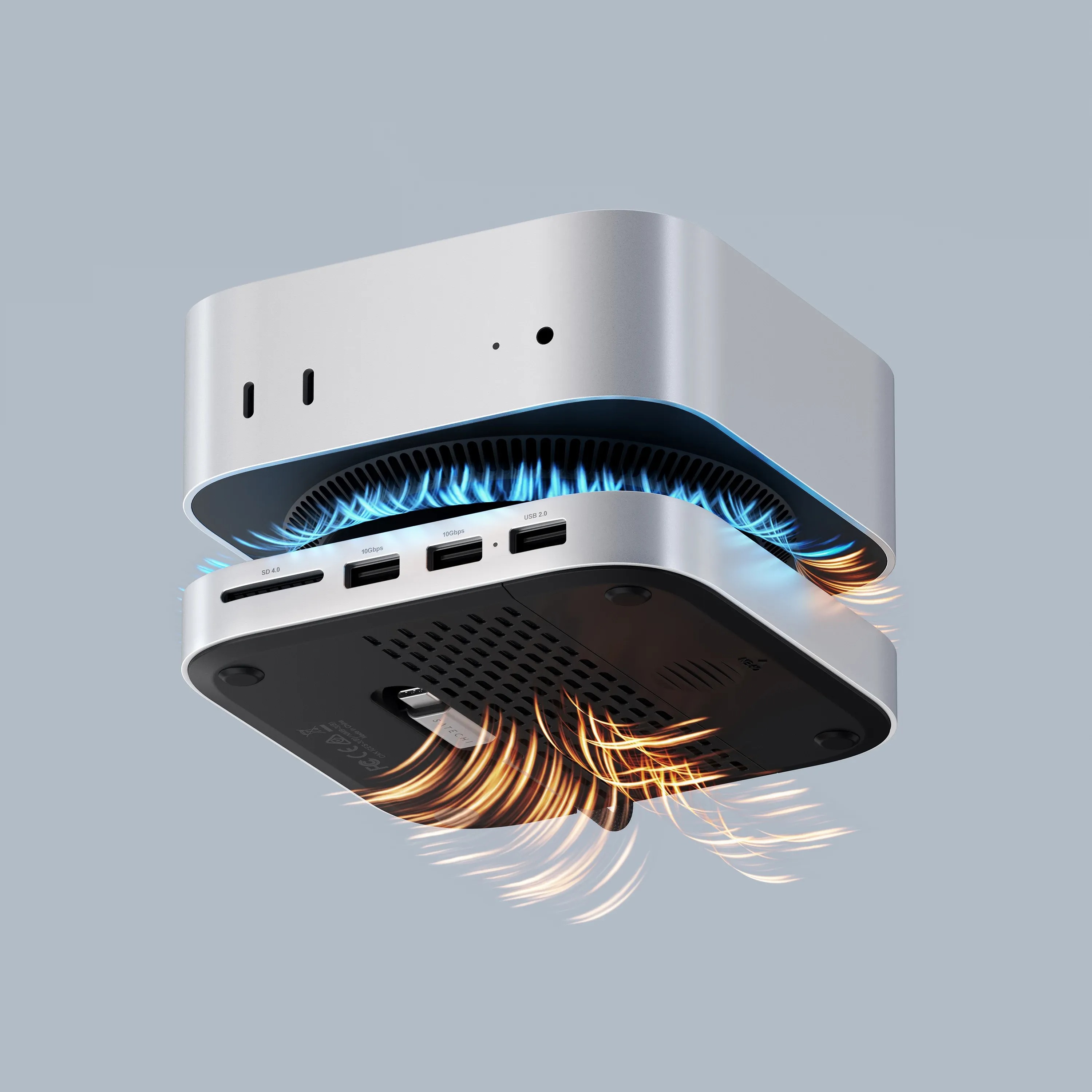 Satechi Mac Mini M4 Stand & Hub with SSD Enclosure
