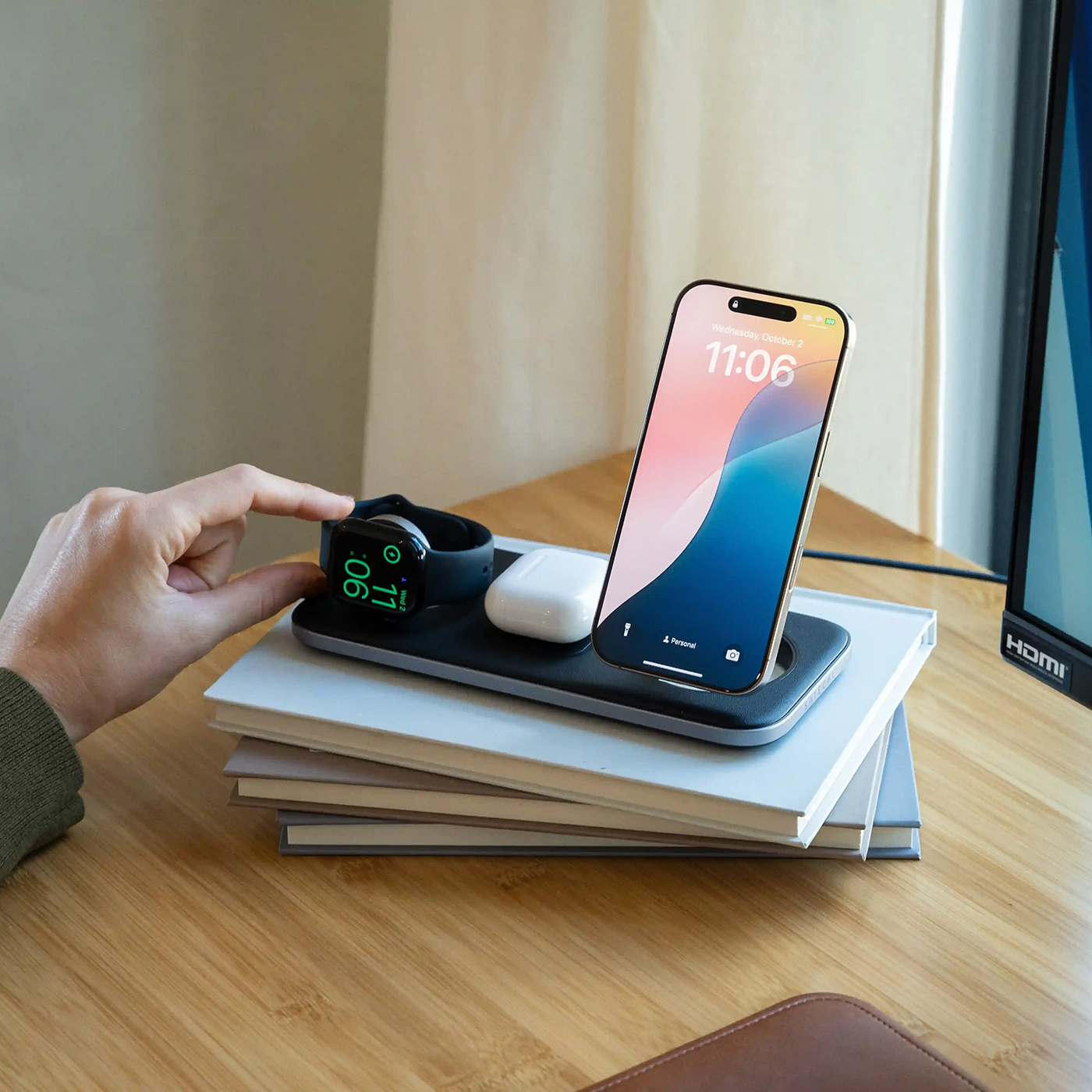 Satechi Qi2 Trio Wireless Charging Pad