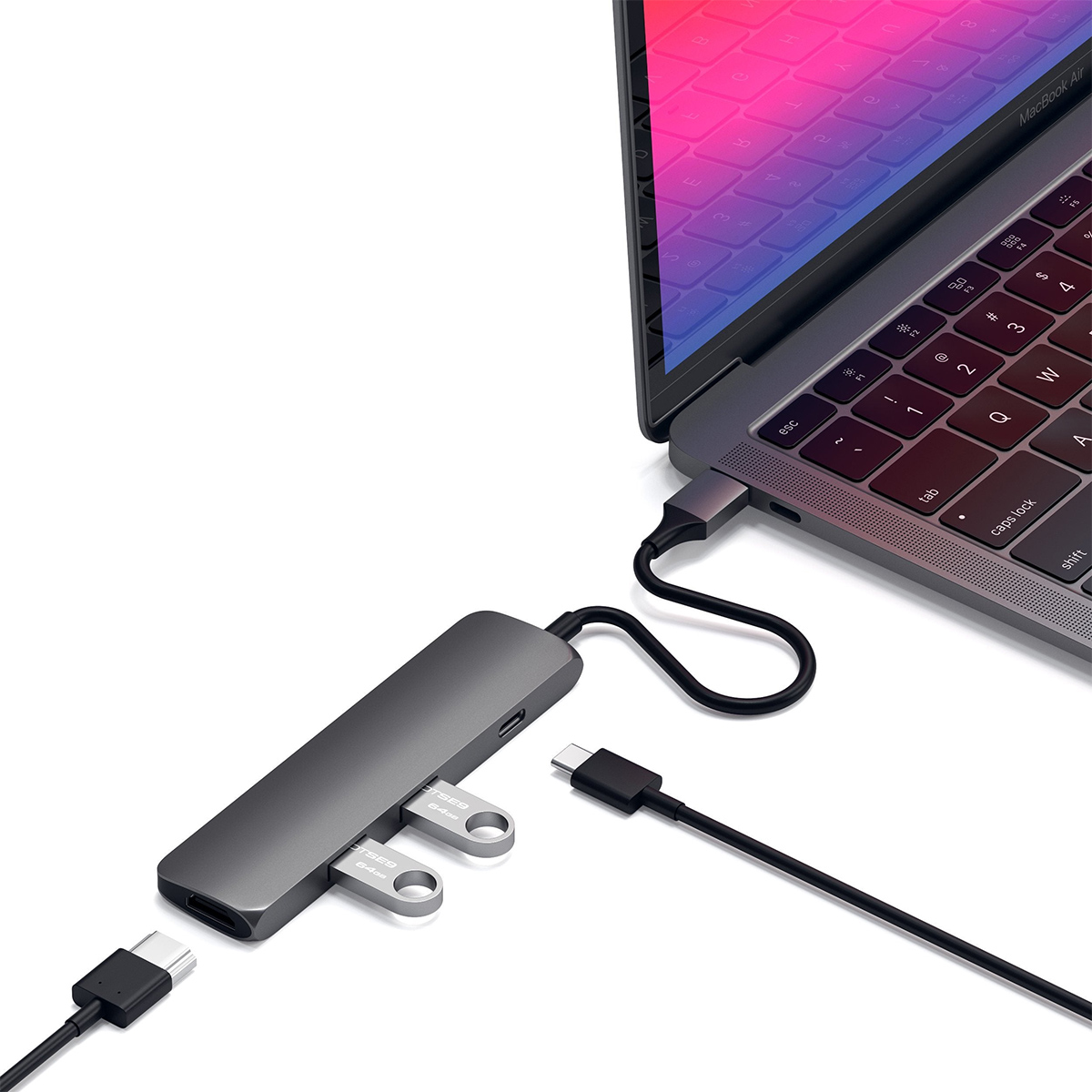 Hub USB-C Satechi Slim 4-in-1