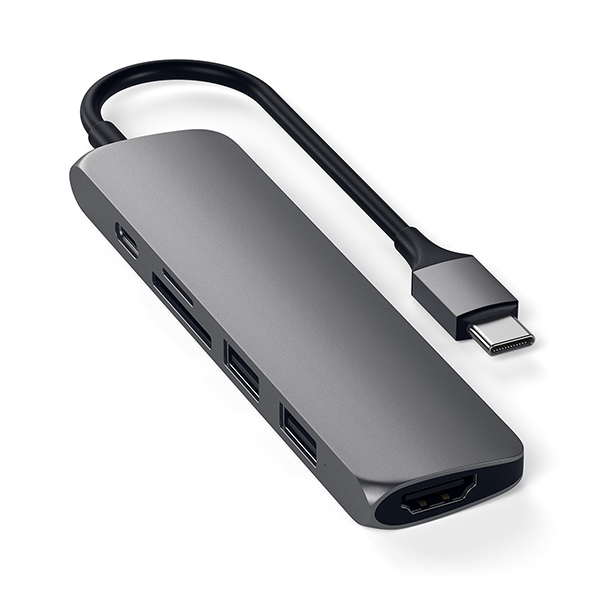 Hub USB-C Satechi Slim 6-in-1 v2