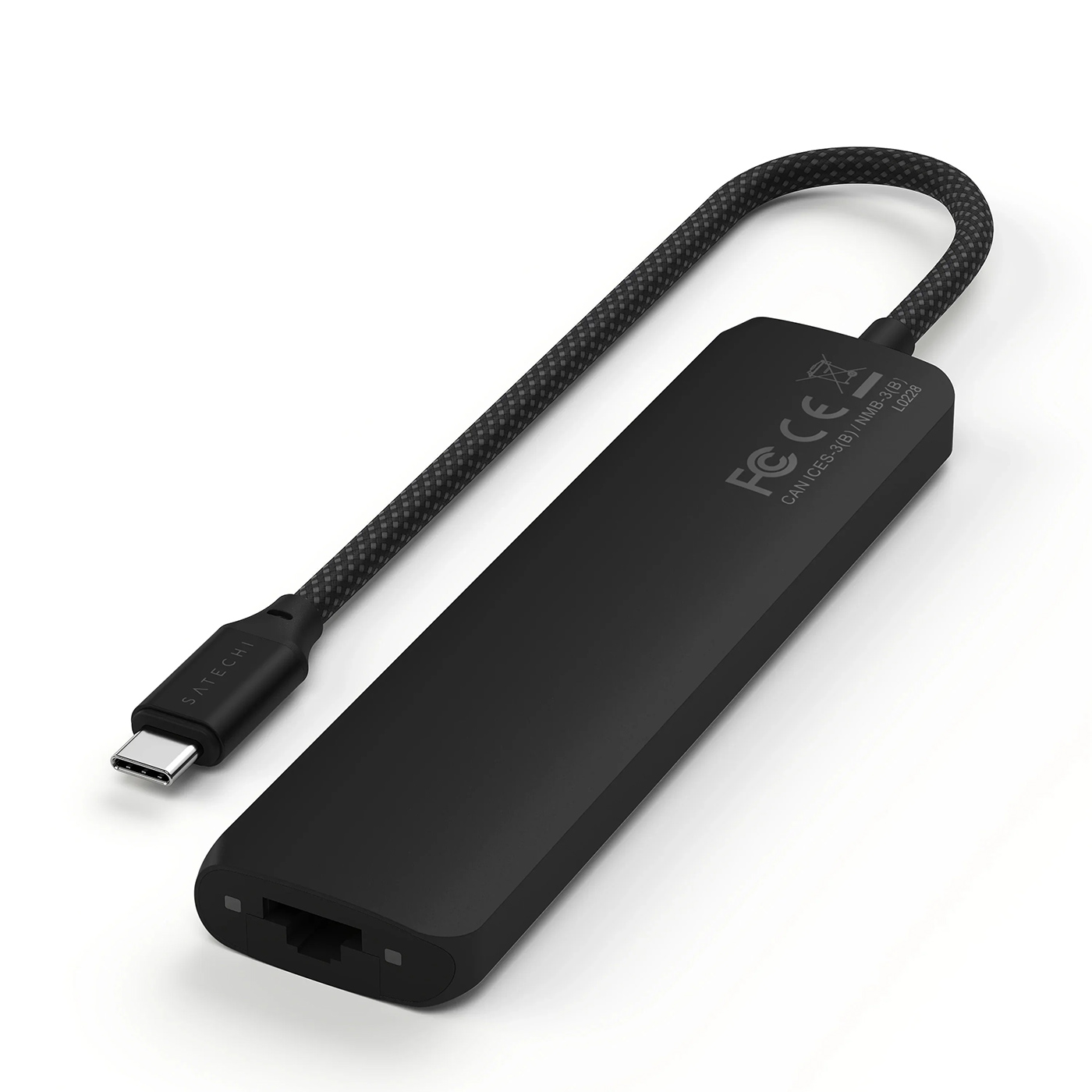 Hub USB-C Satechi Slim 7-in-1 Black