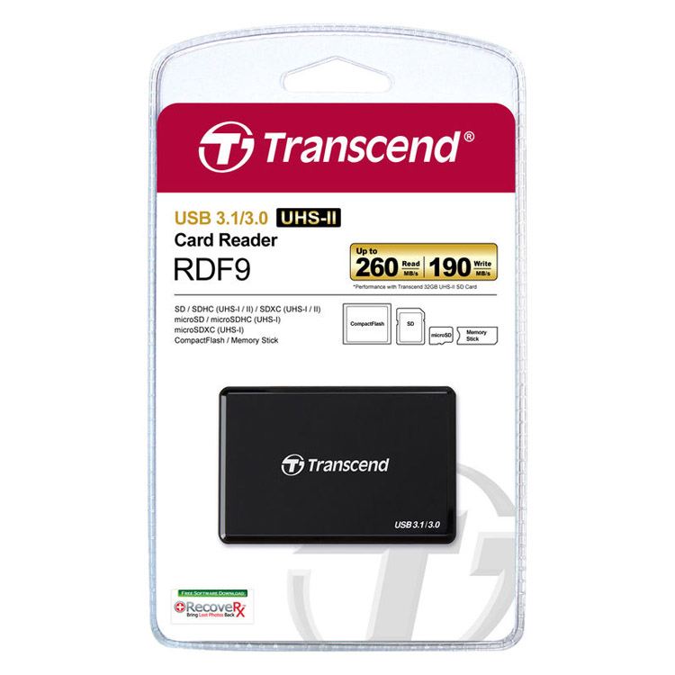 Đầu đọc thẻ Transcend RDF9