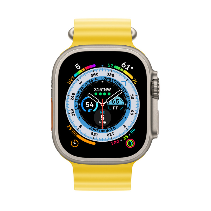 Apple Watch Ultra Yellow Ocean Band